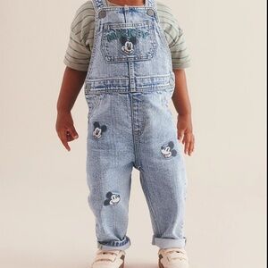 Disney Kids Denim Overalls - Blue